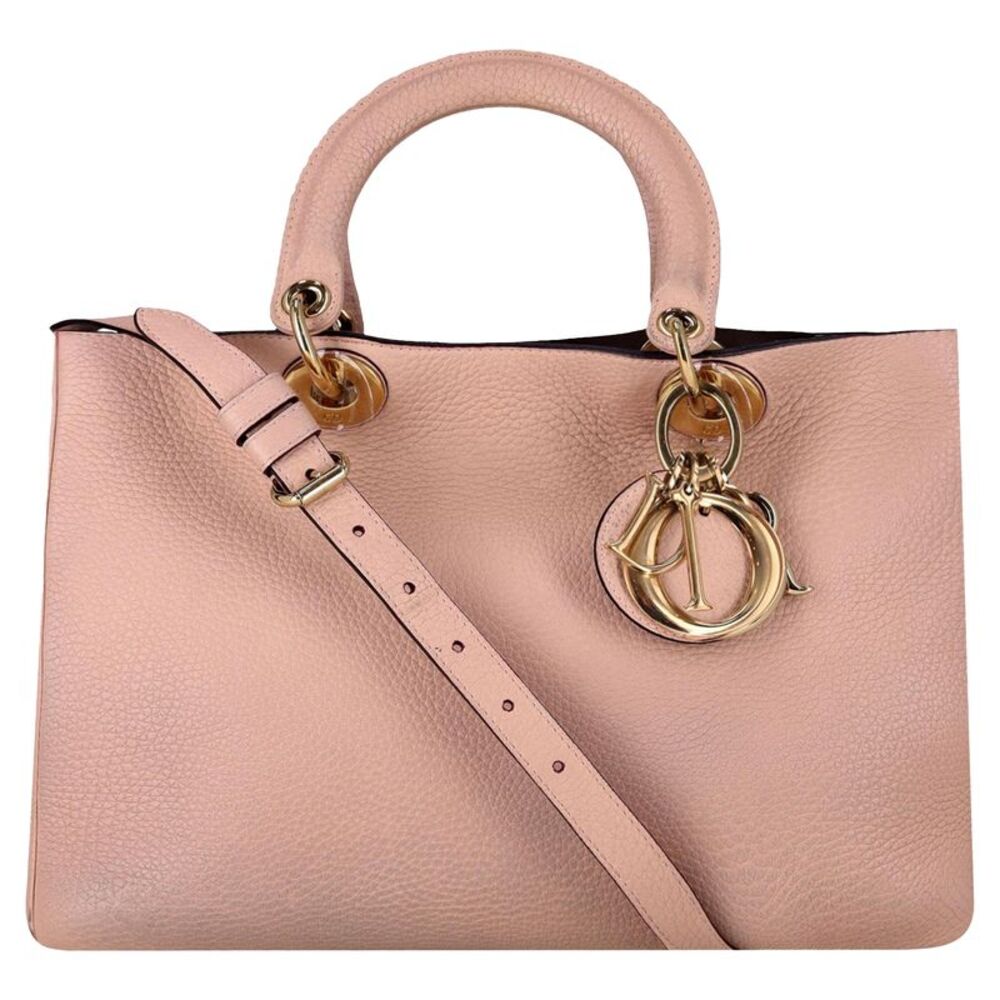 Christian Dior Diorissimo Grained Calfskin Medium Leather Tote Bag
